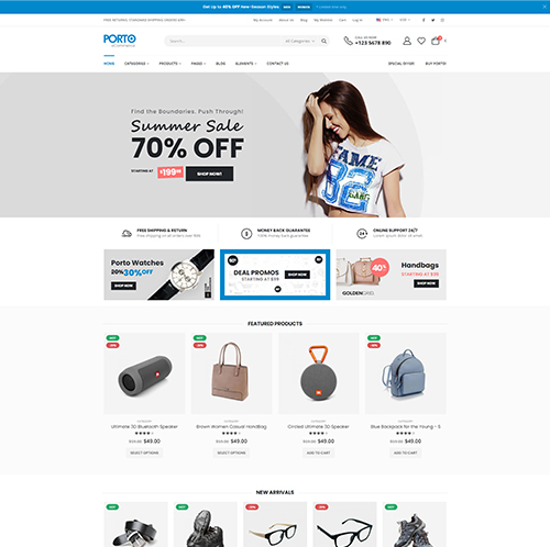 Store page featuring a portfolio of fashion branding.