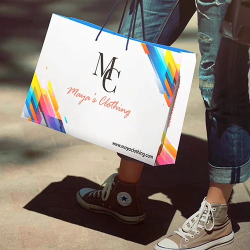 Logo and business cards showcased in a graphic designer's portfolio.