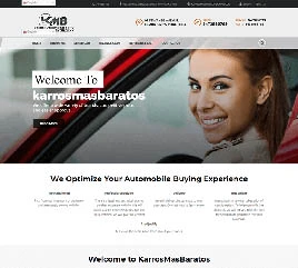 Karmanautos website design featuring a sleek graphic design portfolio layout.